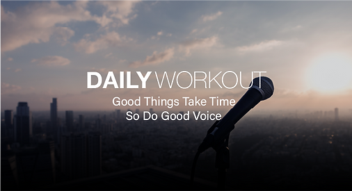 Daily Workout vocal training plan - Daily vocal workout to build vocal muscle (Continuous)