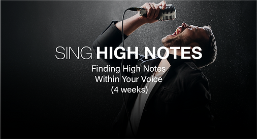Sing High Notes vocal training plan - Expand your vocal range (4 weeks)